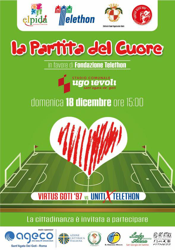 Partita del cuore Telethon Elpida